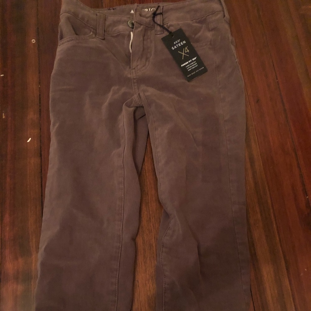 American Eagle Super Stretch Jeggings in Taupe